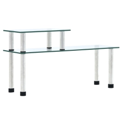 VIDAXL Kitchen Shelf Transparent 45X16X26 Cm Tempered Glass