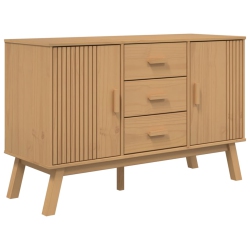VIDAXL Sideboard Olden 114X43X73.5Cm Solid Wood Pine In Brown