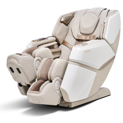 FALCON Bodyfriend Massage Chair 4 Xd Module for Separate Leg Movement And Core Muscle Massage-Beige/leather