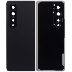 ESOURCE PARTS Replacement Back Cover Glass With Camera Lens Compatible for Samsung Galaxy Z Fold 4 (F936) (Phantom Black)