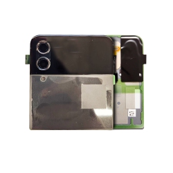 ESOURCE PARTS Replacement Outer Oled Assembly Without Frame Compatible for Samsung Galaxy Z Flip 4 5G (Us & International)(Sp) (Black)