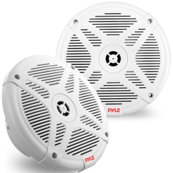 PYLE Dual 6.5’’ Water-Resistant Marine Speakers, 2-Way Coaxial Full Range Speakers (600 Watt)