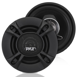 PYLE Two-Way Sound Speaker System - One Pair 4" Two-Way Coaxial Loud Audio, 240 Watts W/ 4 Ohm Impedance And 3/4" High-Temperature Asv Voice Coil