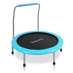 SERENELIFE Sports Exercise Spring-Less Kid Size Trampoline In Multicolor