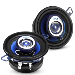 PYLE Two-Way Sound Speaker System - One Pair 3.5" Two-Way Coaxial Loud Audio, 120 Watts W/ 4 Ohm Impedance And 1" High-Temperature Ksv Voice Coil
