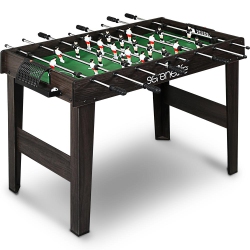 SERENELIFE 48" Competition Sized Foosball Table - Arcade Table Soccer for Home & Game Room With 2 Balls