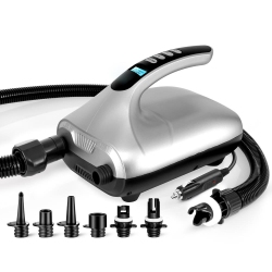 SERENELIFE Electric Air Pump Compressor / Air Inflator& Air Deflator (for Sup Stand-Up Paddle-Boards & Water Sport Pool Inflatables)