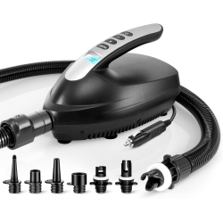 SERENELIFE Electric Air Pump Compressor / Air Inflator (for Sup Stand-Up Paddle-Boards & Water Sport Pool Inflatables)