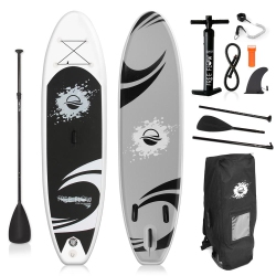 SERENELIFE Free Flow Paddleboard Sup - Stand Up Water Paddle-Board (10’ Ft.)