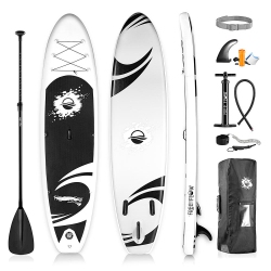 SERENELIFE Free Flow Paddleboard Sup - Stand Up Water Paddle-Board (11’ Ft.)