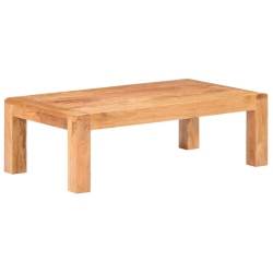 VIDAXL Coffee Table 110X60X35 Cm Solid Acacia Wood In Honey Finish