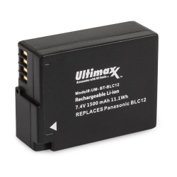 ULTIMAXX Replacement Battery for Panasonic Blc12 - 1500Mah