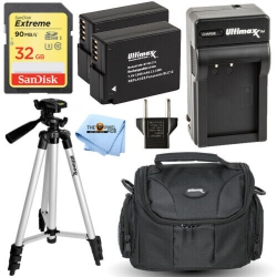 PANASONIC 2X Blc12 Battery 32GB Accessory Bundle for Fz200 Fz1000 Dmc-Gh2 G7 Gx8