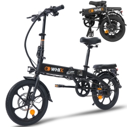 IMGADGETS Refurbished (Good) Gyrocopters Whiz Foldable Electric Bike | 3-Stage Fold Compact E-Bike | 350 W Motor |Speed Up to 25Kmh |Range Up to 67