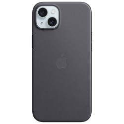 APPLE Refurbished (Good) Finewoven Fitted Hard Shell Case With Magsafe for Iphone 15 Plus - Oem Part Mt423Zm/a In Black
