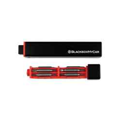 BLACKBOXMYCAR 21-In-1 Precision Screwdriver Set, Multi Screwdriver, 20 Interchangeable Bits, Heavy-Duty Handle, Magnetic Tip