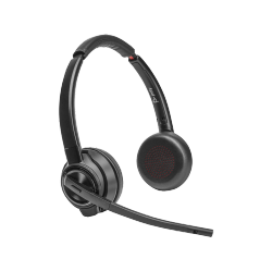 HPI POLY On-Ear Active Noise Cancelling Truly Wireless Bluetooth 5.2 Headsets With Mic - (8L7F5Aa#aba) In Black
