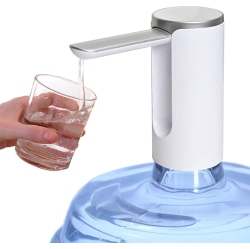 VECELOLIBILIS Portable Water Jug Dispenser, Detachable Automatic Drinking Water Pump for 5 Gallon Bottle, Bedside Desktop Water Dispenser