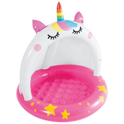 Intex Caticorn Island Inflatable Baby Pool with Sunshade