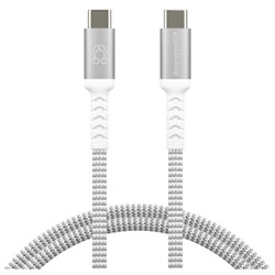 dbramante1928 1.2m (3.94ft) USB-C to USB-C Braided Cable (DB-CB12CCGRU507) - White