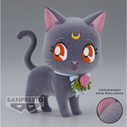 BANPRESTO JAPAN Pretty Guardian Sailor Moon Fluffy Puffy Dress Up Style Luna 3" Figure