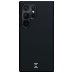 Incipio Sensor Silicone Fitted Hard Shell with Lens Protector for Galaxy S24 Ultra - Black