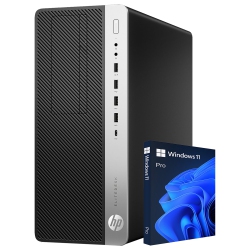 HP Refurbished (Good) - Professional Computers Elitedesk Windows 11 Pro Tower Desktop PC/ Intel Hexa-Core I5 8Th Gen Processor/ 16GB Ram/ 2Tb Nvme