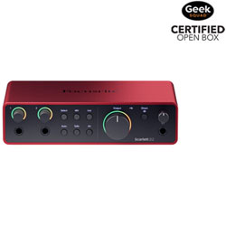 Boîte Ouverte - Interface Audio Usb Scarlett-2I2 De 4E Génération De Focusrite (Scarlett-2I2-4Th-Gen)