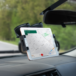 MIGHTY MOUNT Quick Lock Dual Suction Cup Ipad & Tablet Holder