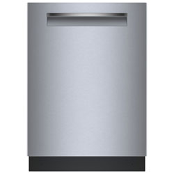 Bosch 500 Series 24" 38dB Built-In Dishwasher w/ Stainless Steel Tub & Third Rack (SHP95CM5N) - Stainless