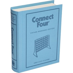 WS GAME COMPANY Vintage Bookshelf Edition: Connect 4 2 Players, Ages 6+