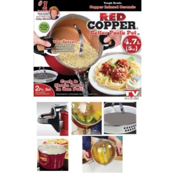 RED COPPER Copper 4, 7L Better Pasta Pot