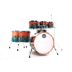 MAPEX Limited Edition Armory 7-Piece Shell Pack (22, 8, 10, 12, 14, 16, Sd) - Garnet Ocean