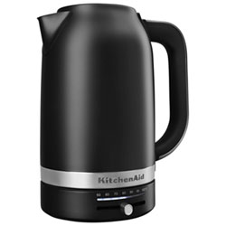 KitchenAid Programmable Electric Kettle - 1.7L - Cast Iron Black