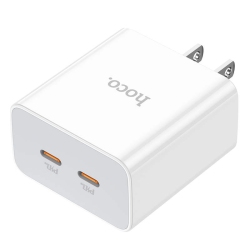 CSMART Pd 35W Qc3.0 Dual USB-C Ports Wall Charger Power Adapter