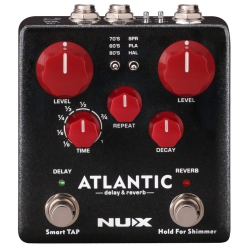 NUX - Multi Delay And Reverb Effect Pedal With Inside Routing And Secondary Reverb Effects
