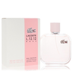 LACOSTE Eau De L.12.12 Rose Eau Fraiche By Eau De Toilette Spray 3.3 OZ