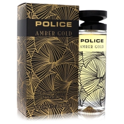 POLICE COLOGNES Police Amber By Eau De Toilette Spray 3.4 OZ In Gold