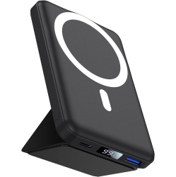 VECELOLIBILIS Magnetic Wireless Portable Charger, Power Bank 22.5W Pd, Foldable 10000Mah Battery Pack \w Led Display, Fast Charging for Iphone