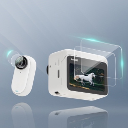 INSTA360 Ultimaxx 2 Pack Tempered Glass Screen & Lens Protector Kit Compatible With Go3