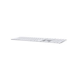 APPLE Refurbished (Excellent)- Magic Keyboard With Numeric Keypad - Silver/white