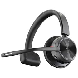 HP Poly Voyager 4310 On-Ear Noise Cancelling Bluetooth Headset - Black
