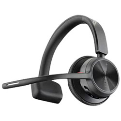 HP Poly Voyager 4310 On-Ear Noise Cancelling Bluetooth Headset - Black