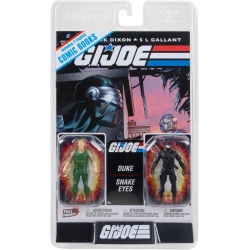 GIJOE G.i. Joe Comic 3.75 Inch Action Figure Page Punchers 2-Pack - Duke And Snake Eyes