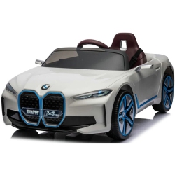 KINGTOYS 2024 Complete Edition 12V Licensed Bmw I4 Kids And Toddlers 4Wd Ride On Car, Rc