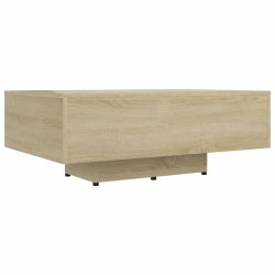 VIDAXL Coffee Table Sonoma Oak 85X55X31 Cm Engineered Wood