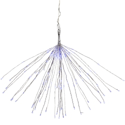 NORTHLIGHT Led Lighted Firework Branch Christmas Decoration - Micro Fairy Lights - 20" In Blue
