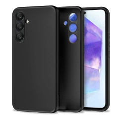 CSMART [Cs] Ultra Thin Soft Tpu Bumper Case Back Cover for Samsung Galaxy A55 (5G) In Black