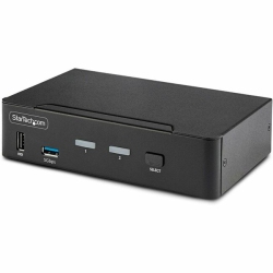 STARTECH.COM 2-Port USB 3.2 Gen 1 Kvm Switch - Displayport - 8K 60Hz (D86A22Port8Kkvm)
