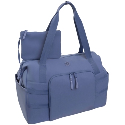 JOAN & DAVID 20 Inch Sport Nylon Weekender Duffle Bag With Mesh Organizer Compartment